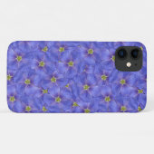 Blauw vlas naadloos patroon Case-Mate iPhone case (Achterkant (horizontaal))