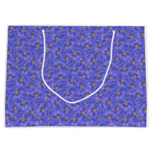 Blauw vlas naadloos patroon