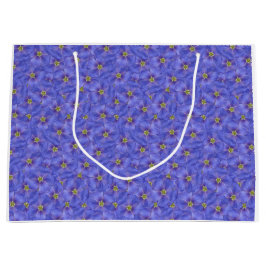 Blauw vlas naadloos patroon groot cadeauzakje