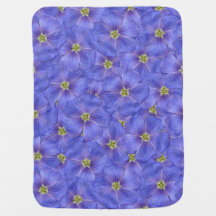 Blauw vlas naadloos patroon