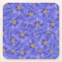 Blauw vlas naadloos patroon