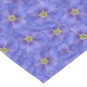 Blauw vlas naadloos patroon korte tafelloper (Hoek)