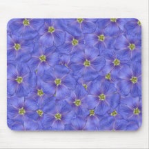 Blauw vlas naadloos patroon