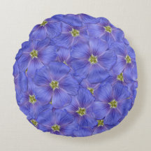 Blauw vlas naadloos patroon