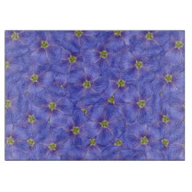 Blauw vlas naadloos patroon