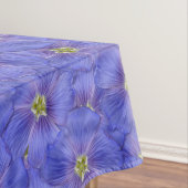 Blauw vlas naadloos patroon tafelkleed (Voorbeeld)