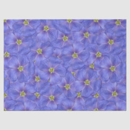 Blauw vlas naadloos patroon tissuepapier