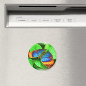 Blauw vlinderpotlood magneet (Insitu (Vaatwasser))