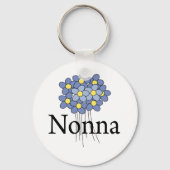  blauw VloerNonna T-shirt Sleutelhanger (Voorkant)