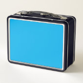 Blauw Voeg de naam van uw kind toe Lunchtrommel (Achterkant)