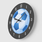 Blauw Voetbal Grote Klok (Hoek)