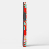 Blauw vogel en Roos, Japans ontwerp Case-Mate iPhone Case (Achterkant / Rechts)