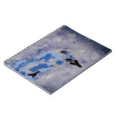 Blauw vogelboekje notitieboek (Linkerzijde)