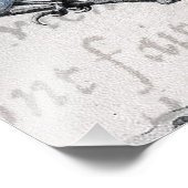 blauw vogelcollage - Gepersonaliseerd blauwvogels Foto Afdruk (Hoek)