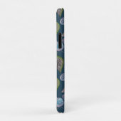 Blauw vogelpatroon Waterverf Case-Mate iPhone Case (Achterkant/rechts)