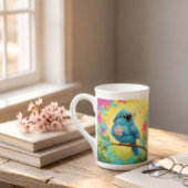 Blauw Vogeltje Gezellige Speciale Mok