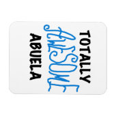 Blauw Volledig Geweldige Abuela Gifts Magneet (Horizontaal)