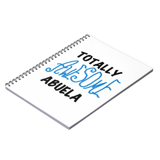 Blauw Volledig Geweldige Abuela Gifts Notitieboek (Linkerzijde)