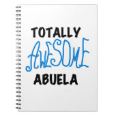 Blauw Volledig Geweldige Abuela Gifts Notitieboek (Voorkant)