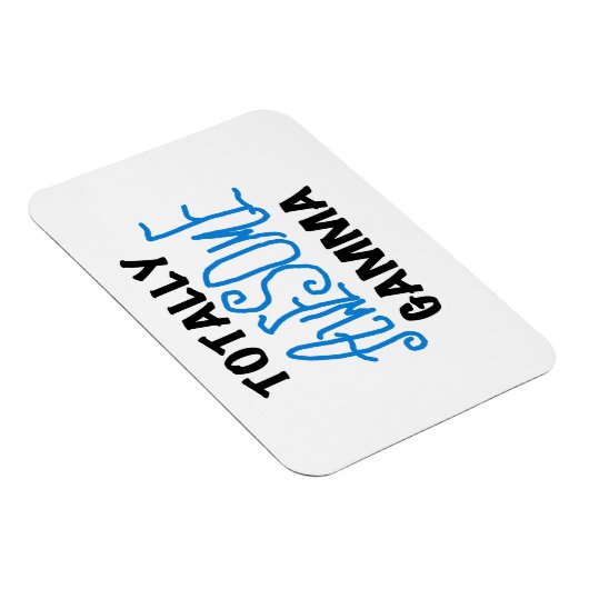 Blauw Volledig Geweldige Gamma Gifts Magneet (Rechterzijde)