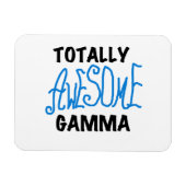 Blauw Volledig Geweldige Gamma Gifts Magneet (Horizontaal)