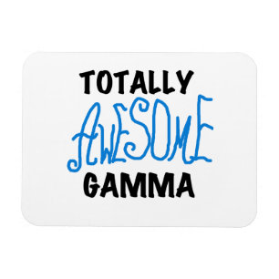 Blauw Volledig Geweldige Gamma Gifts Magneet