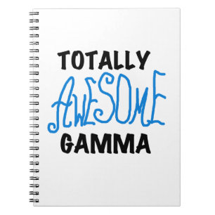 Blauw Volledig Geweldige Gamma Gifts Notitieboek