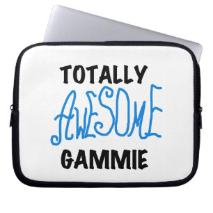 Blauw Volledig Geweldige Gammie Gifts Laptop Sleeve