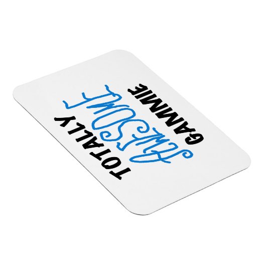 Blauw Volledig Geweldige Gammie Gifts Magneet (Rechterzijde)