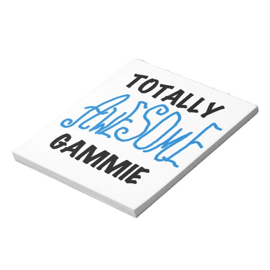Blauw Volledig Geweldige Gammie Gifts Notitieblok (Linkerzijde)