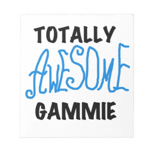 Blauw Volledig Geweldige Gammie Gifts Notitieblok
