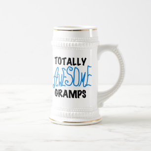 Blauw Volledig Geweldige Gramps T-shirts en gesche Bierpul