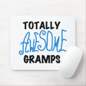 Blauw Volledig Geweldige Gramps T-shirts en gesche Muismat (Met muis)