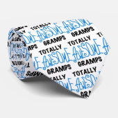 Blauw Volledig Geweldige Gramps T-shirts en gesche Stropdas (Opgerold)