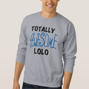 Blauw Volledig Geweldige Lolo T-shirts en geschenk