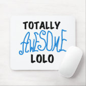 Blauw Volledig Geweldige Lolo T-shirts en geschenk Muismat (Met muis)