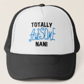 Blauw Volledig Geweldige Nani T-shirts en geschenk Trucker Pet (Voorkant)
