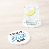 Blauw Volledig Geweldige Nani T-shirts en geschenk Zandsteen Onderzetter (Zijkant)