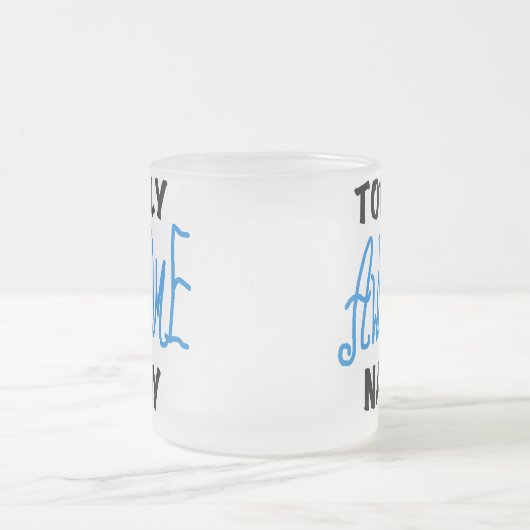 Blauw volledig Geweldige nanny T-shirts en cadeaut Matglas Koffiemok (Center)