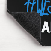 Blauw volledig Geweldige nanny T-shirts en cadeaut Muismat (Hoek)