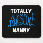 Blauw volledig Geweldige nanny T-shirts en cadeaut Muismat (Voorkant)