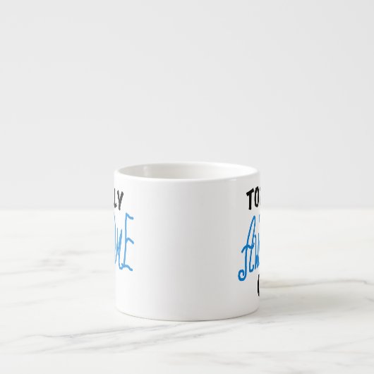 Blauw volledig Geweldige Opa T-shirts en cadeautje Espresso Kop (Voorkant)