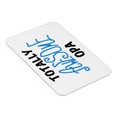 Blauw Volledig Geweldige Opa T-shirts en geschenke Magneet (Rechterzijde)