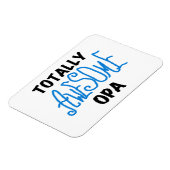 Blauw Volledig Geweldige Opa T-shirts en geschenke Magneet (Linkerzijde)