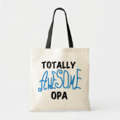 Blauw Volledig Geweldige Opa T-shirts en geschenke Tote Bag (Voorkant)