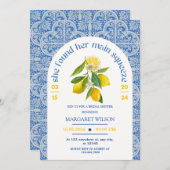 Blauw vond ze haar belangrijkste squeeze vrijgezel kaart (Voorkant / Achterkant)