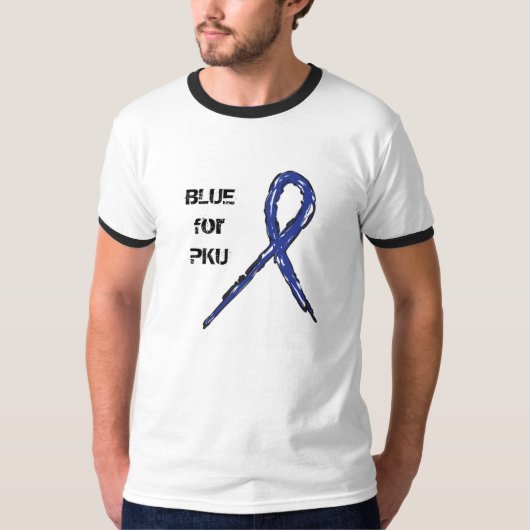 BLAUW VOOR PKU T-SHIRT (Voorkant)