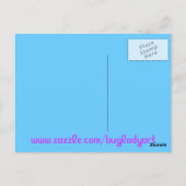 BLAUW VOOR U BRIEFKAART (Achterkant)