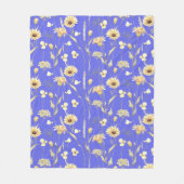 Blauw voor weidehuisland fleece deken (Voorkant)