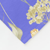 Blauw voor weidehuisland fleece deken (Hoek)